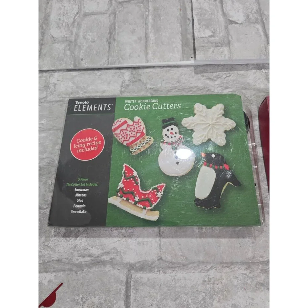 Tovolo Wilton Christmas Snowman Stocking Star Cookie Cutters‎ Sets New